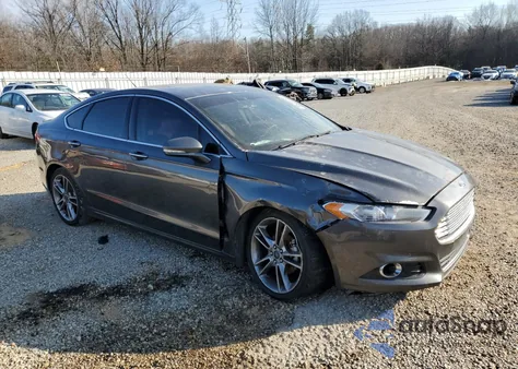 2015 Ford Fusion Titanium из США, поврежденный, VIN 3FA6P0K98FR274594